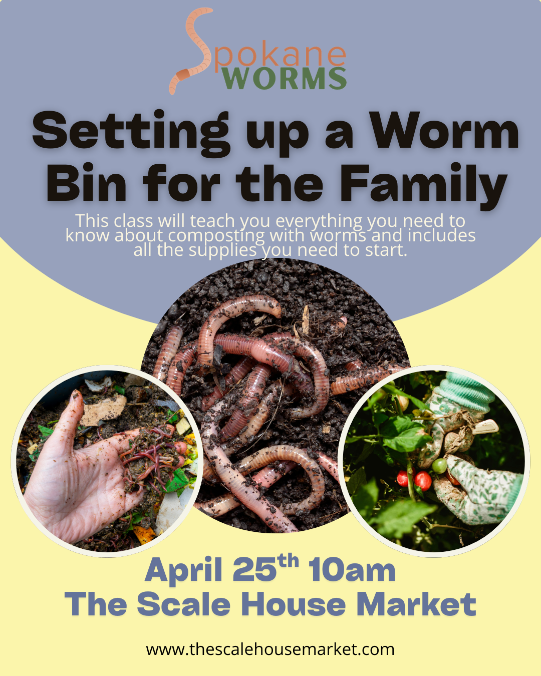 Setting up a Worm Bin for the Family with The Scale House Market