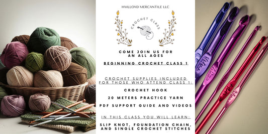 Crochet Class 1