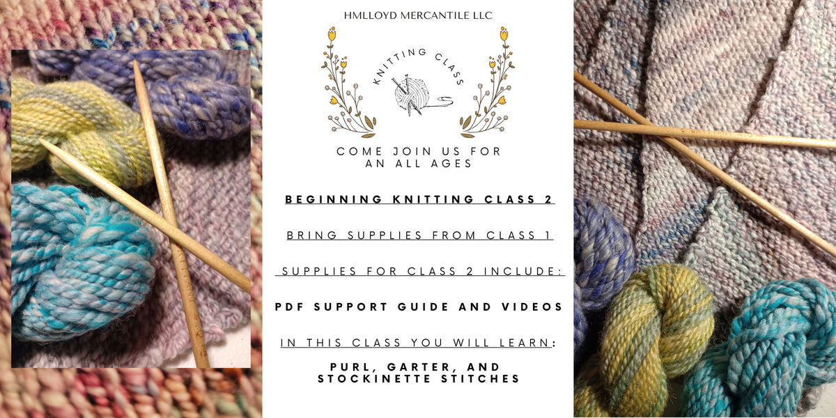 Knitting Class 2